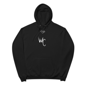 WC Simple Design fleece hoodie